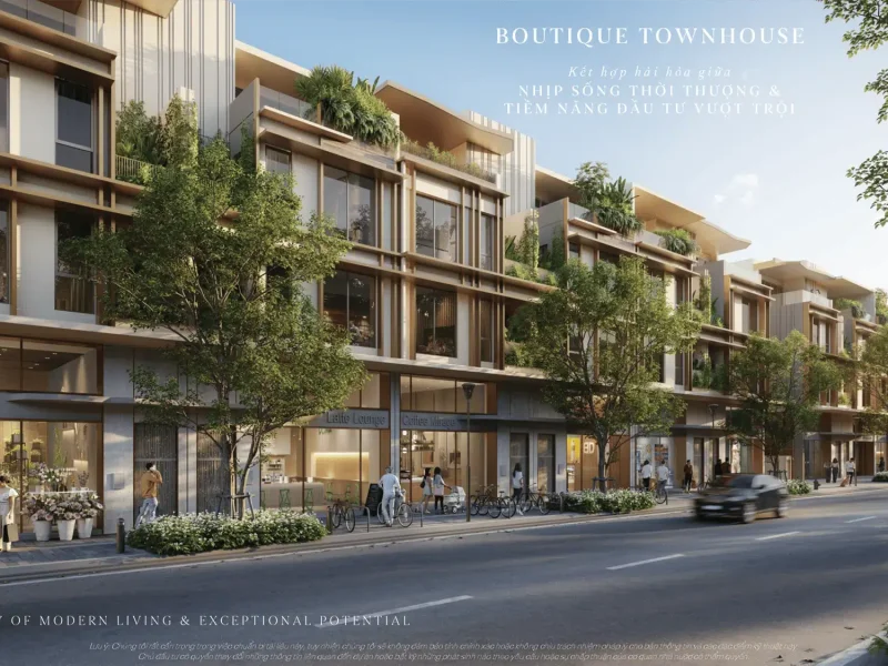 Phoi canh boutique townhouse The Fullton CapitaLand