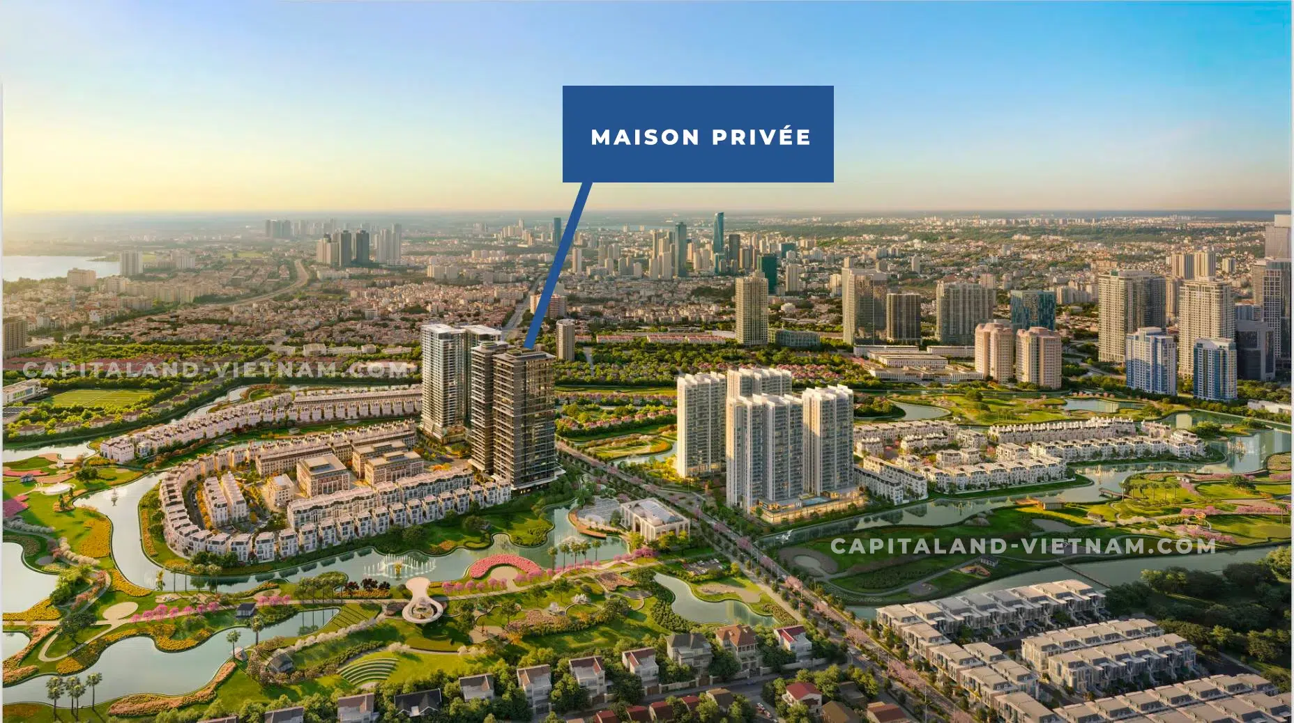 Phoi canh Maison Privee capitaland trong ciputra