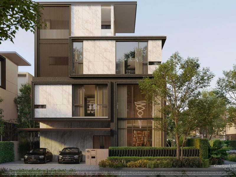 Phoi canh biet thu don lap countyard villa the fullton regal